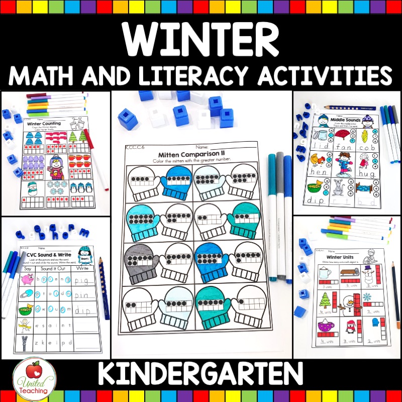 Winter Math and Literacy Activities