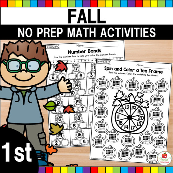Fall-Math-Activities-for-1st-Grade