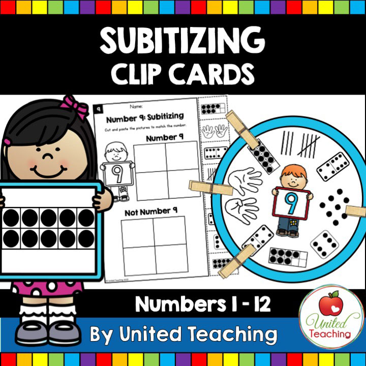 Subitizing Clip Cards