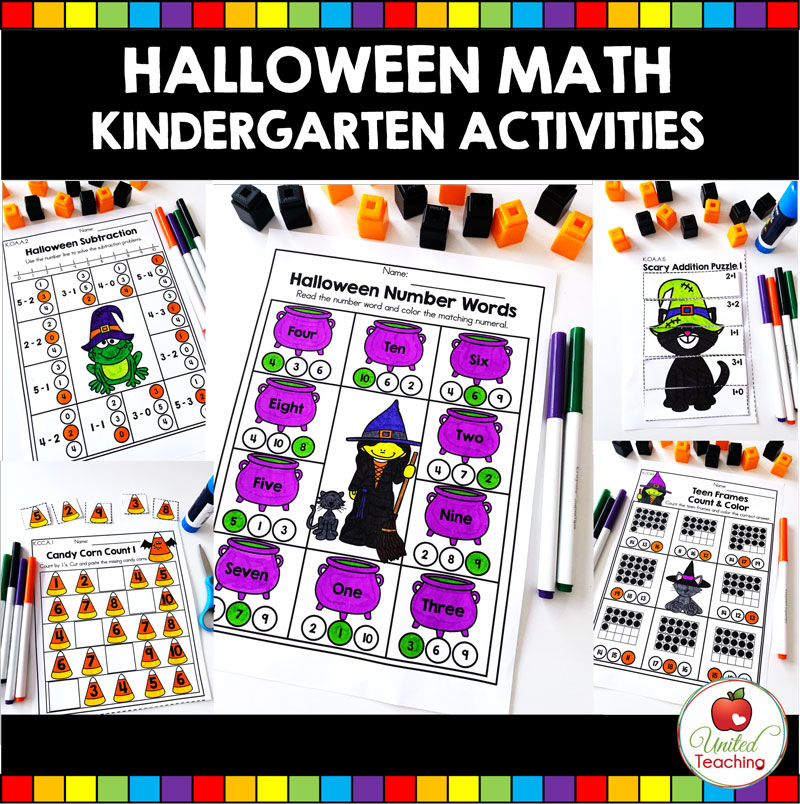 halloween homework kindergarten