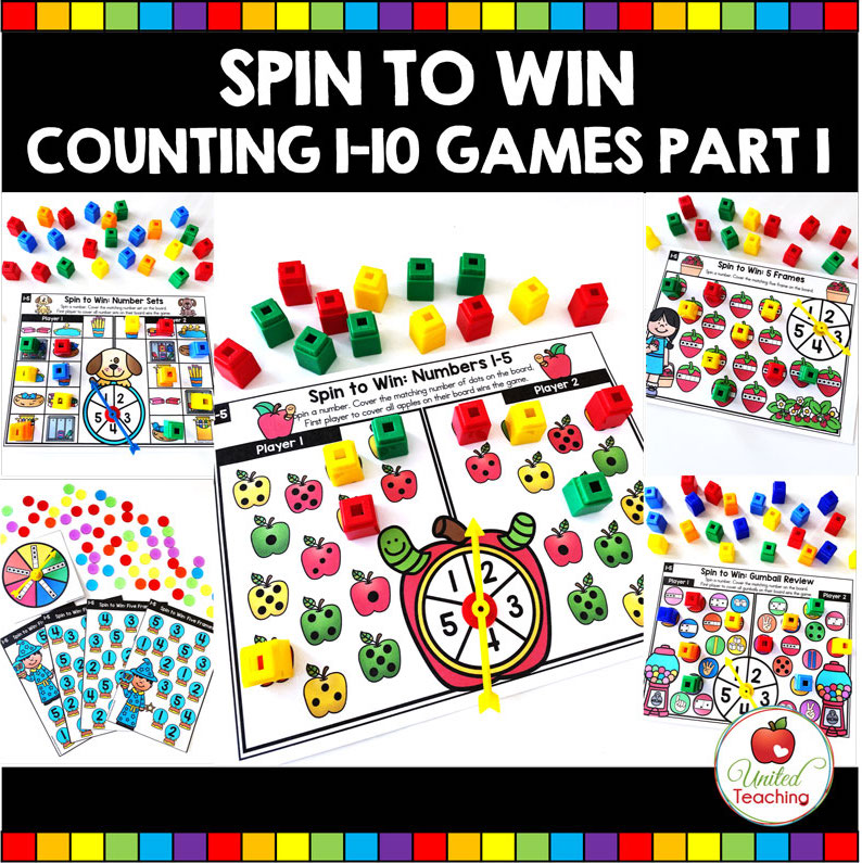 Spin to Win Counting 1-10 Games Part 1