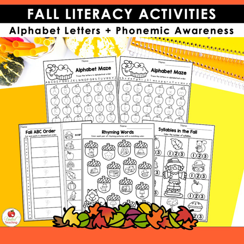 Fall Literacy Activities 1st Grade Packet - Image 4