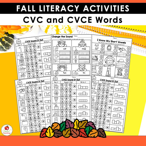 Fall Literacy Activities 1st Grade Packet - Image 5