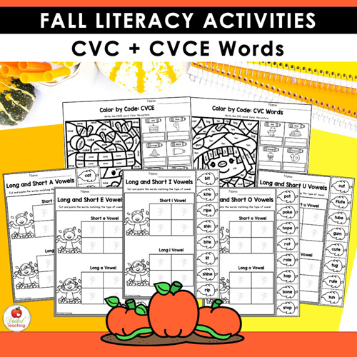 Fall Literacy Activities 1st Grade Packet - Image 6