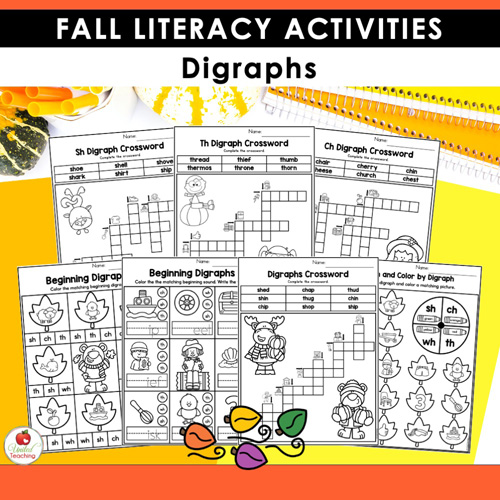 Fall Literacy Activities 1st Grade Packet - Image 7