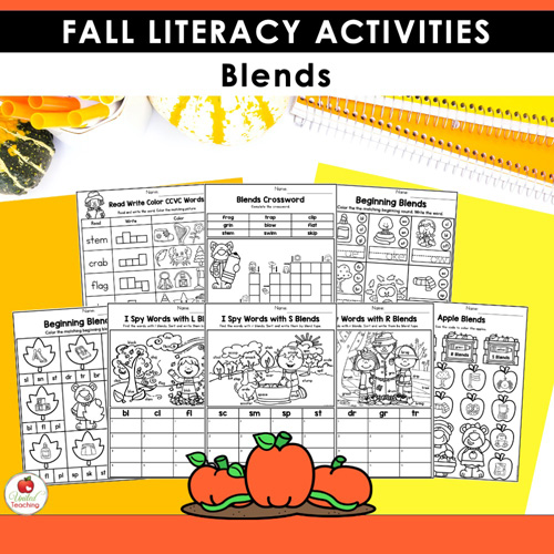 Fall Literacy Activities 1st Grade Packet - Image 8
