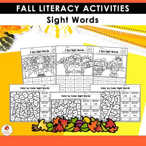 Fall Literacy Activities 1st Grade Packet - Image 11