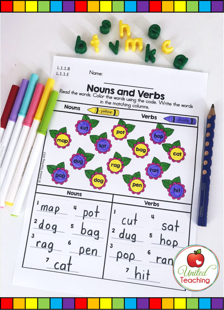 Nouns and Verb Activity.