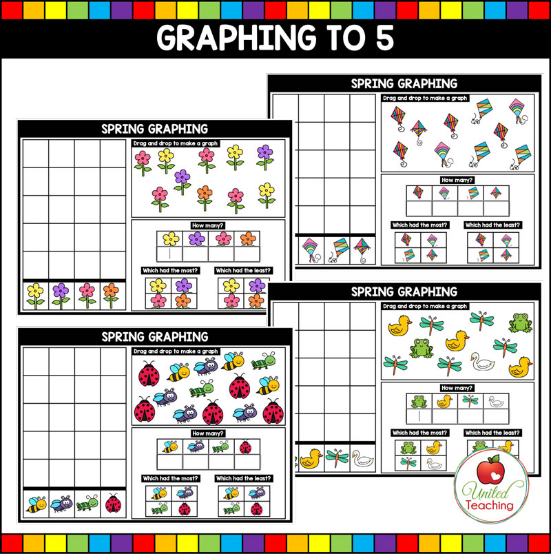 Spring Graphing to 5 Boom Cards