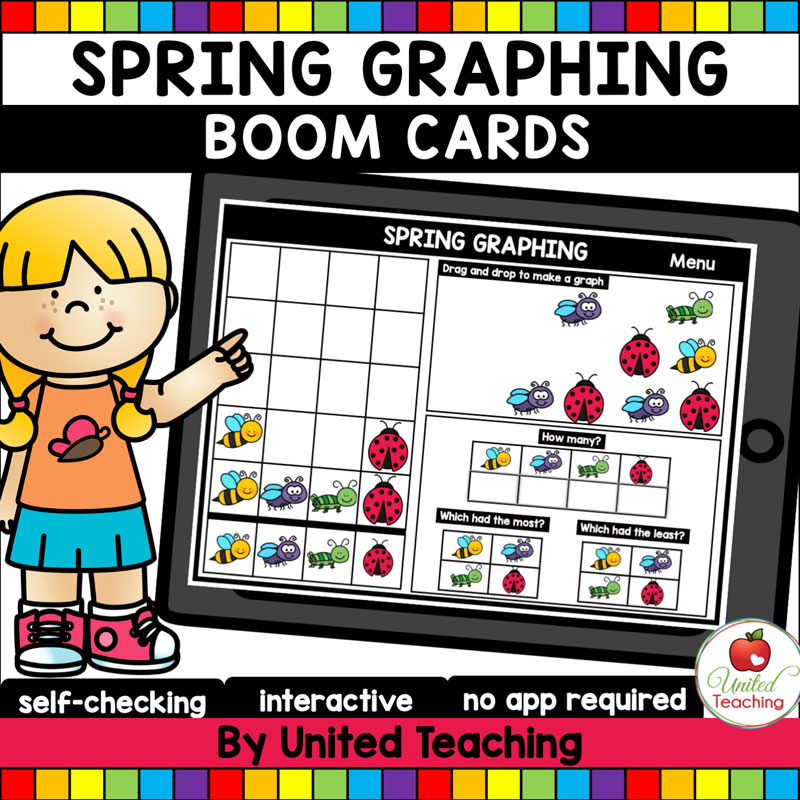 Spring Graphing Boom Cards