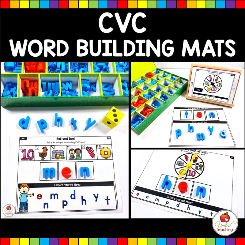 CVC Word Building Mats