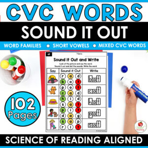 CVC Words Sound It Out Packet Cover