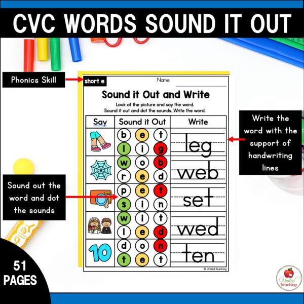 CVC Words Sound It Out Packet - Image 6