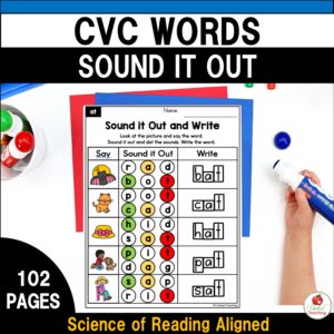 CVC Words Sound It Out Packet Cover