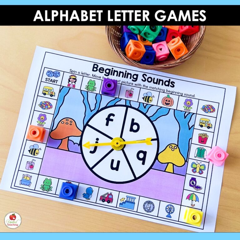 Alphabet Dice and Spinner Games - United Teaching