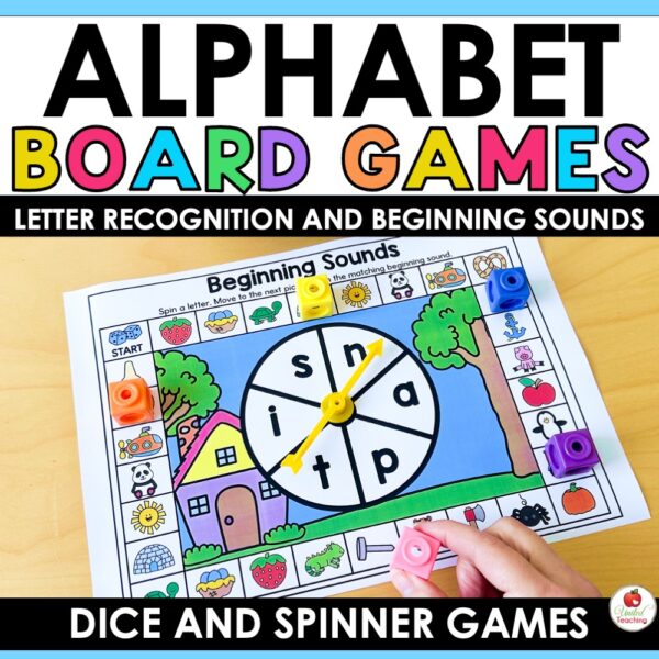 Alphabet Dice and Spinner Games Cover