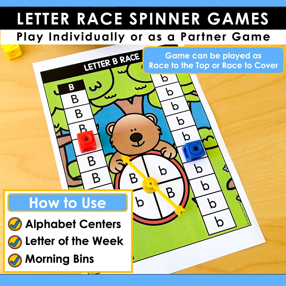 How to use the Alphabet Animal Letter Race Games