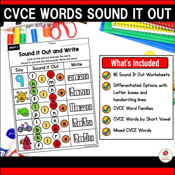 CVCE Words Sound It Out Packet - Image 2