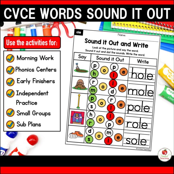 CVCE Words Sound It Out Packet - Image 3