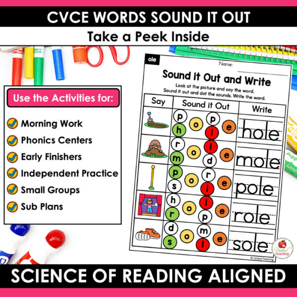 CVCE Words Sound It Out Packet - Image 3
