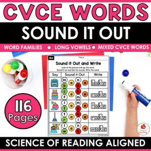 CVCE Words Sound It Out Packet Cover