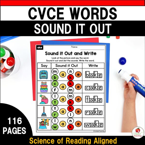 CVCE Words Sound It Out Packet Cover