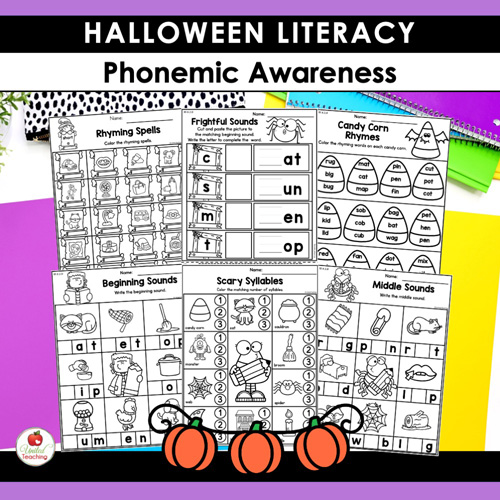 Halloween Literacy Activities Kindergarten Packet - Image 5