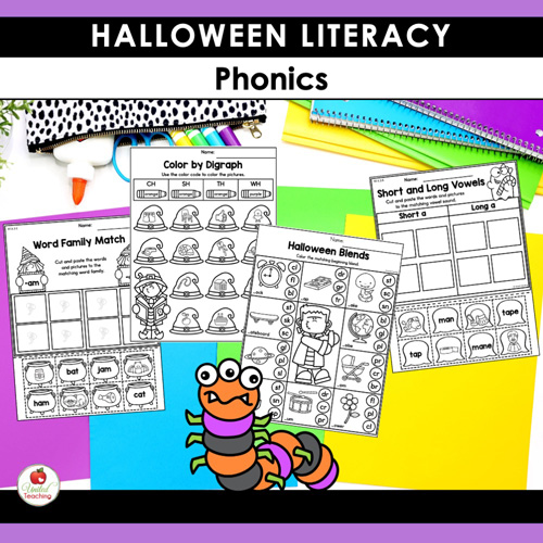 Halloween Literacy Activities Kindergarten Packet - Image 6