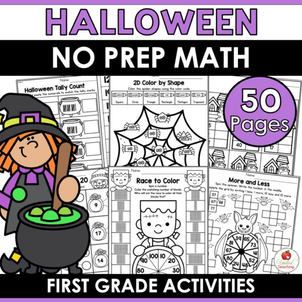 Halloween Math Activities for 1st grade