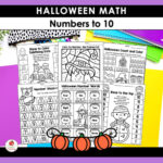 Halloween Math Activities Kindergarten Packet - United Teaching