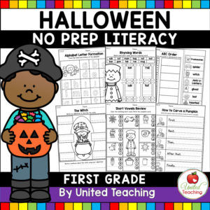 Halloween Literacy Activities (1st Grade) - United Teaching