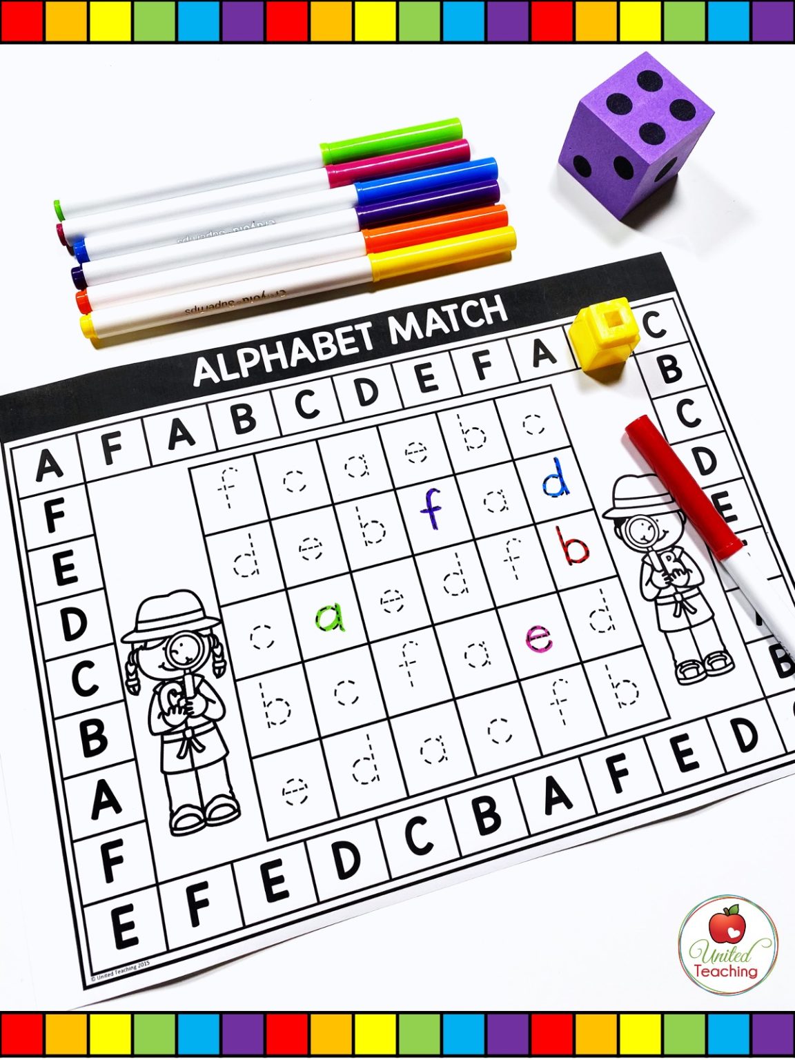Printable Letter Recognition Games - United Teaching