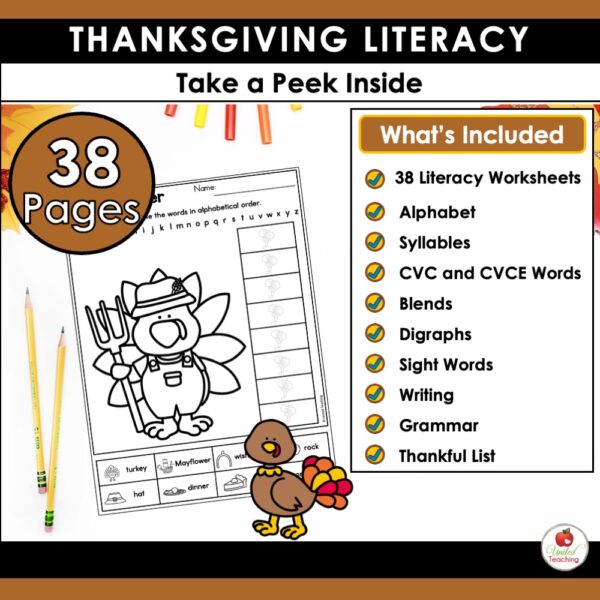 Holiday Math and Literacy Activities Bundle for 1st Grade - Image 10