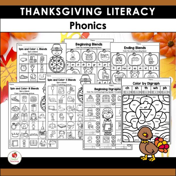 Thanksgiving Math and Literacy Activities 1st Grade Bundle - Image 6