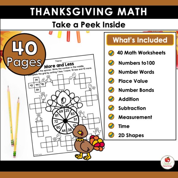Holiday Math and Literacy Activities Bundle for 1st Grade - Image 8
