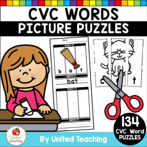 CVC Word Picture Puzzles
