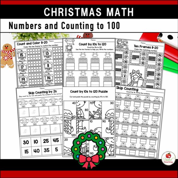 Christmas Math and Literacy Activities 1st Grade Bundle - Image 5