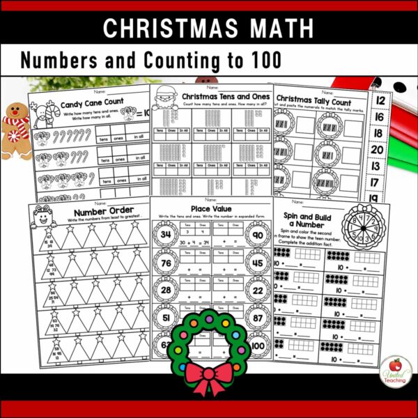 Christmas Math and Literacy Activities 1st Grade Bundle - Image 6