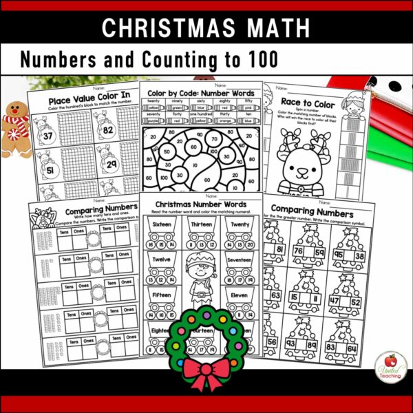 Christmas Math and Literacy Activities 1st Grade Bundle - Image 7