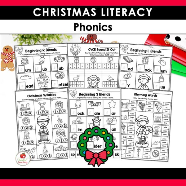 Christmas Math and Literacy Activities 1st Grade Bundle - Image 15