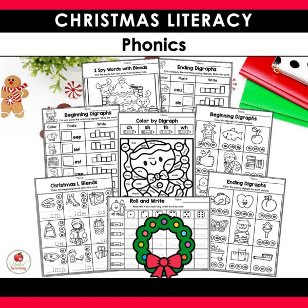 Christmas Math and Literacy Activities 1st Grade Bundle - Image 16