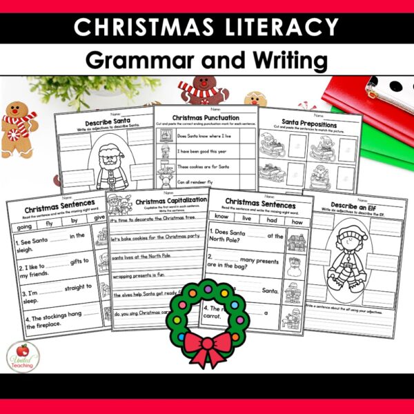 Christmas Math and Literacy Activities 1st Grade Bundle - Image 18