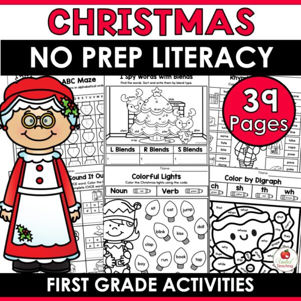 Christmas Literacy Activities for 1st Grade