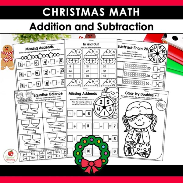 Christmas Math and Literacy Activities 1st Grade Bundle - Image 9
