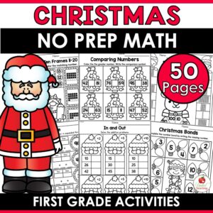 Christmas Math Activities for 1st Grade