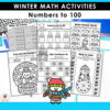 Winter Math Worksheets 1st Grade Packet - United Teaching