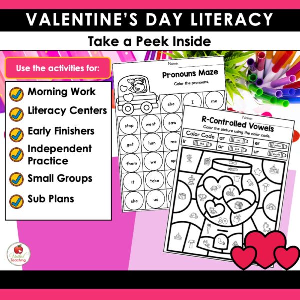 Holiday Math and Literacy Activities Bundle for 1st Grade - Image 19