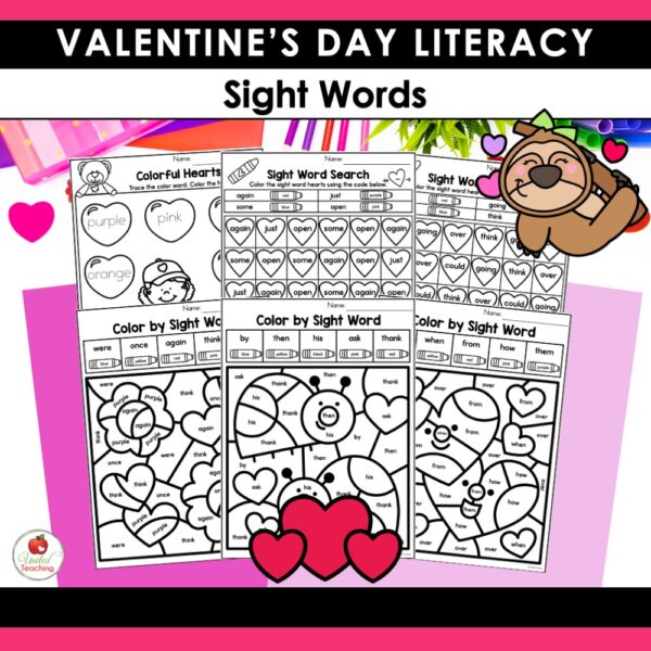 Valentine's Day Literacy Activities 1st Grade Packet - Image 9