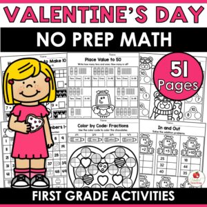 Valentine's Day Math Activities 1st Grade