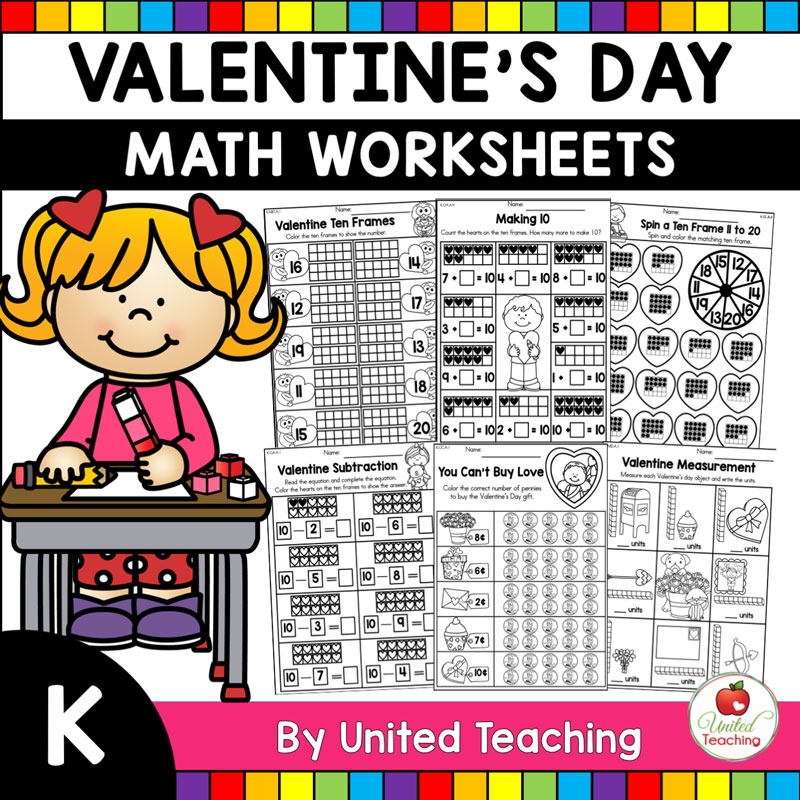 Valentine's Day Math Activities (Kindergarten)